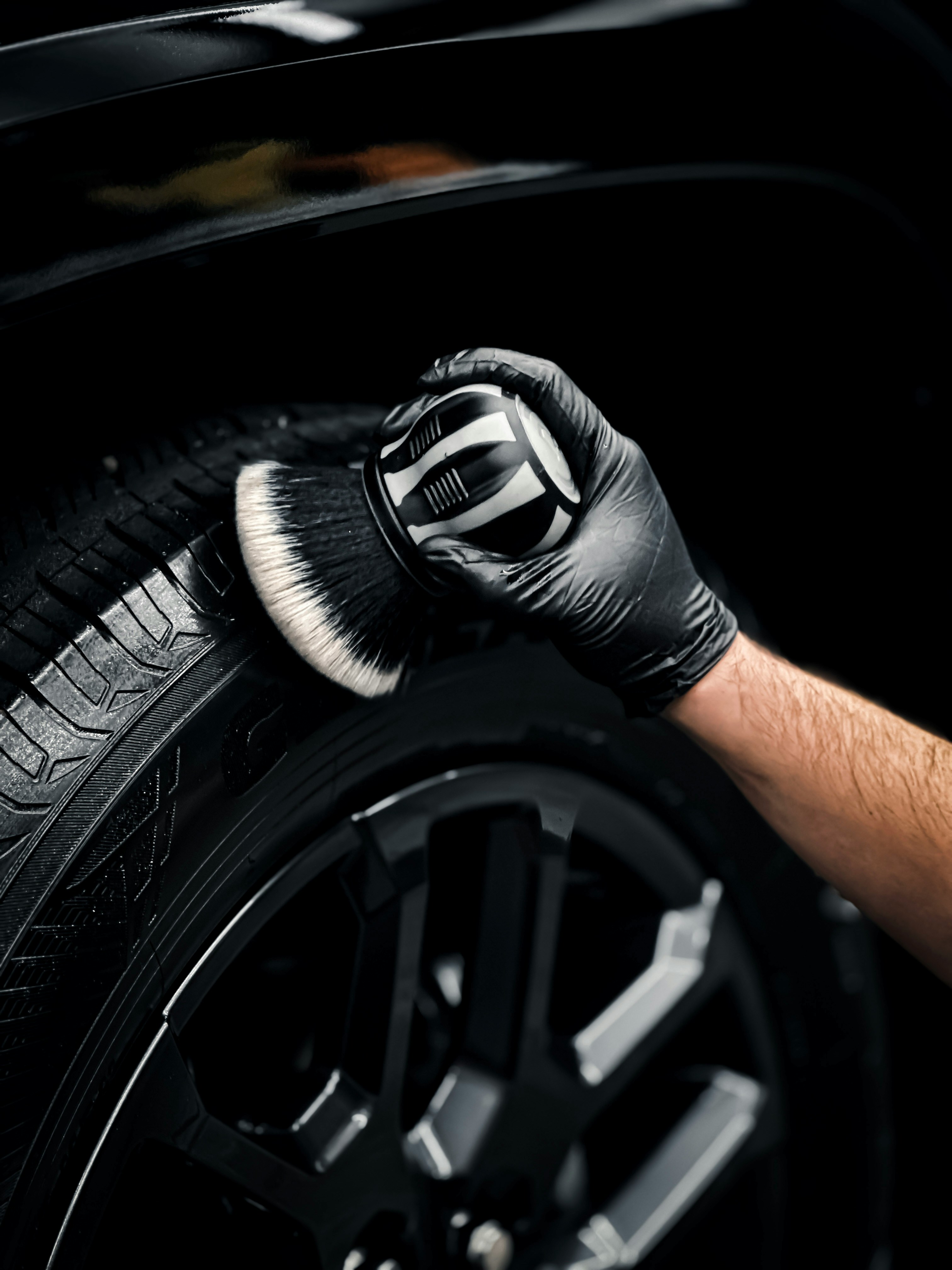 Professional tire detailing